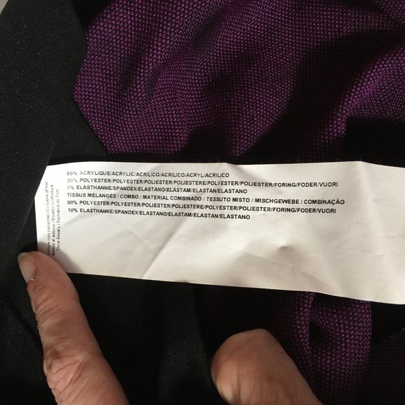 JOSEPH RIBKOFF Knit Sheath Dress, Pink/Black, 10 - Picture 16 of 16